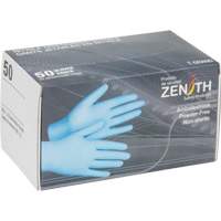 Gants jetables en paquets pour distributeur, Moyen, Nitrile, 4,5 mils, Sans poudre, Bleu NRZ Safety Inc.