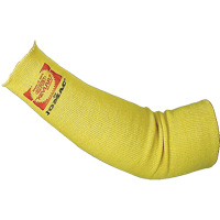 1-Ply Tube Sleeves, Kevlar&reg;, 10", ANSI Level 3/ASTM F-1790, Yellow NRZ Safety Inc.