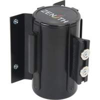 Barri&egrave;re &agrave; fixation murale avec ruban magn&eacute;tique, Acier, Fixation par vis, 7', Ruban Bleu NRZ Safety Inc.