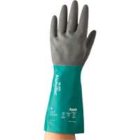 AlphaTec&reg; 58-435 Series Chemical Resistant Gloves, Size 7, 15" L, Nitrile, Cotton/Flock-Lined Inner Lining, 10-mil NRZ Safety Inc.