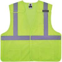 Gilet de s&eacute;curit&eacute; en maille GloWear 8217BA, Jaune lime haute visibilit&eacute;, Moyen/Petit, Polyester NRZ Safety Inc.