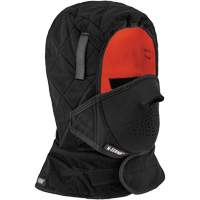 N-Ferno&reg; 3-Layer Winter Hard Hat Liner with Mouthpiece, Fleece Lining, One Size, Black NRZ Safety Inc.