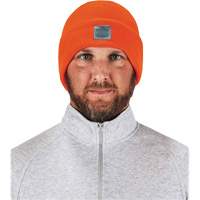 N-Ferno&reg; Rib Knit Beanie Hat, One Size, Orange NRZ Safety Inc.
