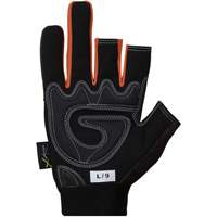 Clutch Gear&reg; Open-Finger Framers Gloves, Synthetic Palm, Size Small NRZ Safety Inc.