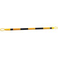 Retractable Cone Bar, 7'2" Extended Length, Black/Yellow NRZ Safety Inc.