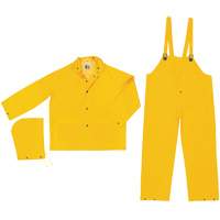 Classic Series Rain Suit, Polyester/PVC, Large, Yellow NRZ Safety Inc.