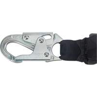 Miller&reg; HP Shock-Absorbing Lanyard, 4', Locking Rebar Hook Center, Locking Snap Hook Leg Ends, Polyester NRZ Safety Inc.
