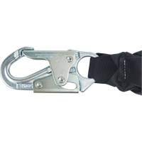Miller&reg; HP Shock-Absorbing Lanyard, 4', Locking Rebar Hook Center, Locking Snap Hook Leg Ends, Polyester NRZ Safety Inc.