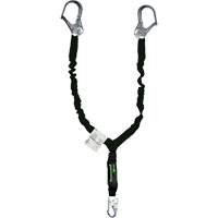 Miller&reg; Arc-Rated Shock-Absorbing Lanyard, 6', Locking Snap Hook Center, Locking Snap Hook Leg Ends, Kevlar&reg; NRZ Safety Inc.
