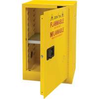 Flammable Storage Cabinet, 12 gal., 1 Door, 23" W x 35" H x 18" D NRZ Safety Inc.