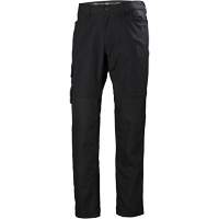 Oxford Service Pants, Poly-Cotton, Black, Size 30, 30 Inseam NRZ Safety Inc.