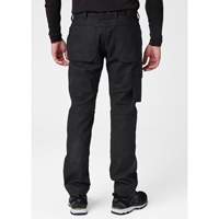 Oxford Service Pants, Poly-Cotton, Black, Size 30, 30 Inseam NRZ Safety Inc.