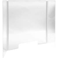 Countertop Safety Shield, 24-3/8" W x 31-3/4" H NRZ Safety Inc.