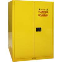 Flammable Storage Cabinet, 90 Gal., 2 Door, 43" W x 66" H x 34" D NRZ Safety Inc.