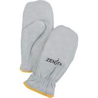 Mitaines dhiver en grain fendu doubl&eacute;es de boa, Taille Taille unique, Mitaine NRZ Safety Inc.
