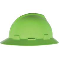 V-Gard&reg; Slotted Full-Brim Hardhat, Pinlock Suspension, Non-Vented NRZ Safety Inc.