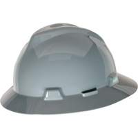 V-Gard&reg; Slotted Full-Brim Hardhat, Pinlock Suspension, Non-Vented NRZ Safety Inc.
