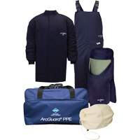 Ensemble de v&ecirc;tements petits contre l'arc &eacute;lectrique avec capuchon &agrave; lev&eacute;e avant Arcguard Revolite, 40 cal/cm² NRZ Safety Inc.