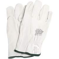 Leather Protector Gloves, Size 8, 10" L NRZ Safety Inc.
