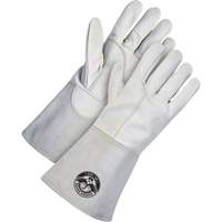 Gants de soudage &agrave; l'arc TIG, Cuir de ch&egrave;vre refendu, Taille Grand NRZ Safety Inc.