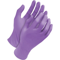 Deny Tripolymer Disposable Gloves, Large, Latex/Neoprene/Nitrile, 6-mil, Powder-Free, Purple NRZ Safety Inc.