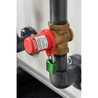 Drinking Fountain Safety Cover & Plug Valve Lockout, Valve/Water Tap Kit NRZ Safety Inc.