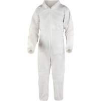 Premium Coveralls, Medium, White, Microporous NRZ Safety Inc.