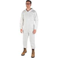 Premium Coveralls, Medium, White, Microporous NRZ Safety Inc.