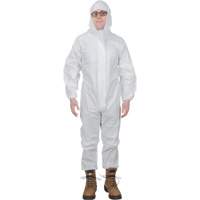 Premium Hooded Coveralls, Small, White, Microporous NRZ Safety Inc.