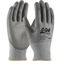 Gants r&eacute;sistants aux coupures G-Tek PolyKor, Taille Petit, Calibre 13, Rev&ecirc;tement Polyur&eacute;thane, Enveloppe en Poly&eacute;thyl&egrave;ne, ASTM ANSI niveau A4/EN 388 niveau 5/EN 388 niveau D NRZ Safety Inc.