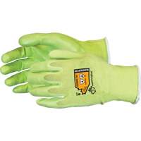 Composite Filament Fiber Cut-Resistant Hi-Viz Glove, Size 5, 18 Gauge, Foam Nitrile Coated, TenActiv Shell, ANSI/ISEA 105 Level 4 NRZ Safety Inc.