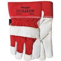 Red Baron Fitter's Gloves, Large, Grain Cowhide Palm, Sherpa Inner Lining NRZ Safety Inc.