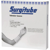 Gaze tubulaire Surgitube, Rouleau, 65-1/2' lo x 1-1/2" la, Dispositif m&eacute;dical Non m&eacute;dical NRZ Safety Inc.