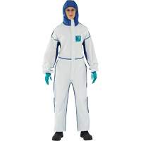 AlphaTec 1800 Comfort 3-Piece Coveralls, Large, Blue/White, Microporous/SMS NRZ Safety Inc.