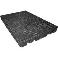 Black Diamond Low Profile Spill Pallet, 76.5 US gal. Spill Capacity, 72" x 49" x 6.5" NRZ Safety Inc.
