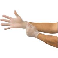 MicroFlex&reg; Disposable Gloves, Small, Vinyl, 2.8-mil, Powder-Free, Clear NRZ Safety Inc.