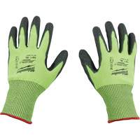 Gants &agrave; haute visibilit&eacute; enduits par trempage, Taille Petit, Calibre 15, Rev&ecirc;tement Polyur&eacute;thane, Enveloppe en Poly&eacute;thyl&egrave;ne, ASTM ANSI niveau A5 NRZ Safety Inc.
