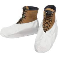Shoe Covers, One Size, Microporous, White NRZ Safety Inc.