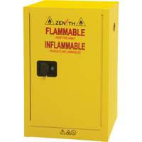 Flammable Aerosol Storage Cabinet, 12 gal., 1 Door, 23" W x 35" H x 18" D NRZ Safety Inc.