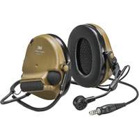 Casque VI NIB avec fils de sortie unique Peltor ComTac, Style Cordon cervical, 22 dB NRZ Safety Inc.