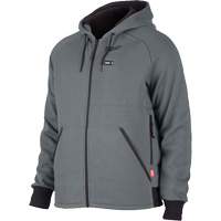 M12 Heated Hoodie Kit, Men's, 2X-Large, Grey, Polyester NRZ Safety Inc.