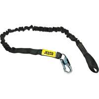 Arc Flash Shock Absorbing Lanyard, 6', Locking Snap Hook Center, Choke-Off Loop Leg Ends, Nylon NRZ Safety Inc.