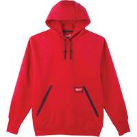 Heavy-Duty Pullover Hoodie, Men's, Small, Red NRZ Safety Inc.