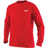 T-shirt &agrave; manches longues Workskin, Hommes, Petit, Rouge NRZ Safety Inc.