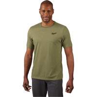 T-shirt de travail hybride, Hommes, Petit, Vert NRZ Safety Inc.