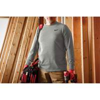 T-shirt de travail hybride, Hommes, Petit, Gris NRZ Safety Inc.