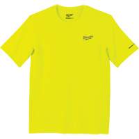 Workskin Lightweight High Visibility Shirt, Men's, Small, Yellow NRZ Safety Inc.