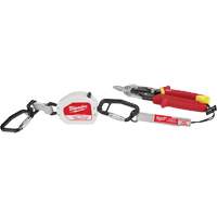 Quick-Connect Tool Lanyard, Retractable, Dual Carabiner NRZ Safety Inc.