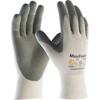 ATG MaxiFoam&reg; Premium Seamless Knit Gloves, Large, Nitrile Coating, 15 Gauge, Nylon Shell NRZ Safety Inc.