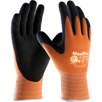ATG MaxiFlex&reg; Ultimate High Visibility Seamless Gloves, Large, Nitrile Coating, 15 Gauge, Nylon/Lycra&reg; Shell NRZ Safety Inc.